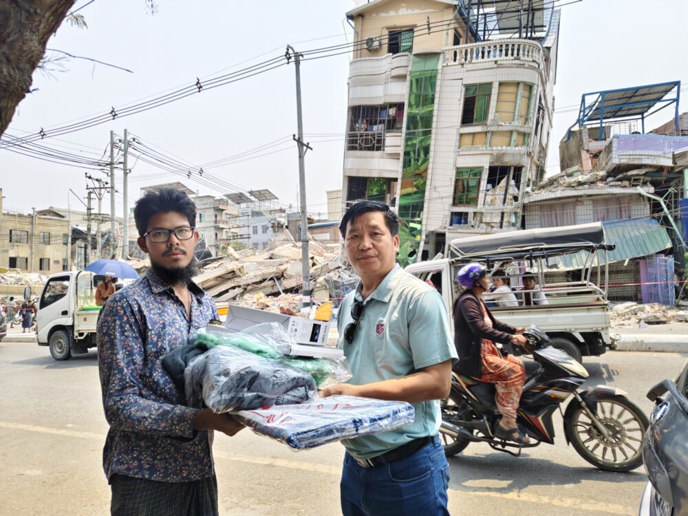 Myanmar earthquake response assessment and relief trip 03 April 2025 15