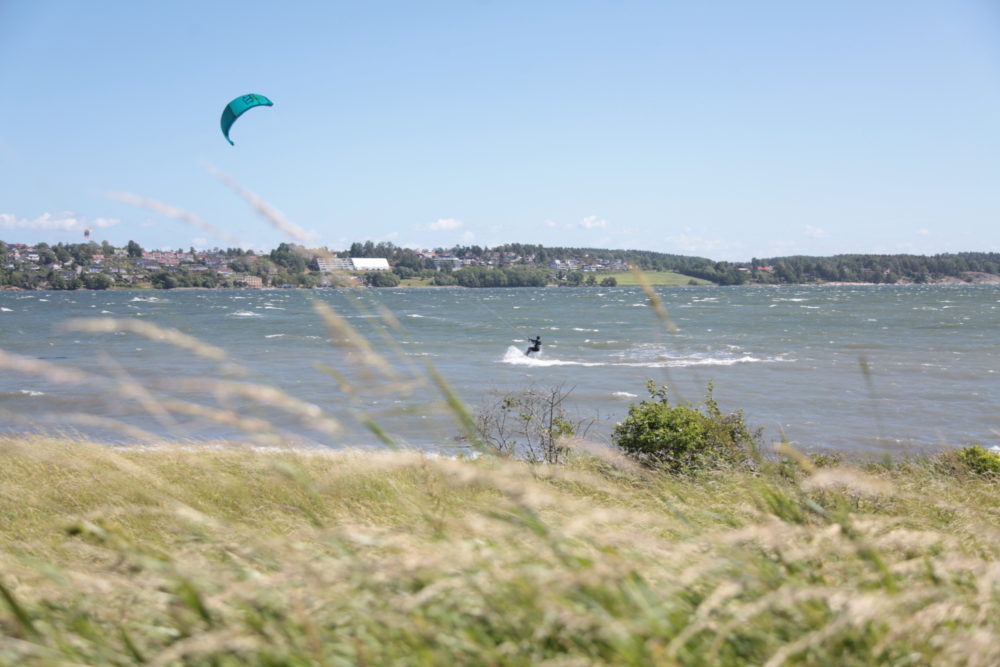 Strand og aktiviteter ved kurssenter Jeløy i Moss