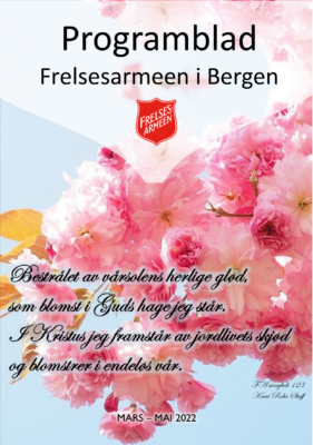 Forside Programblad mars - mai 2022