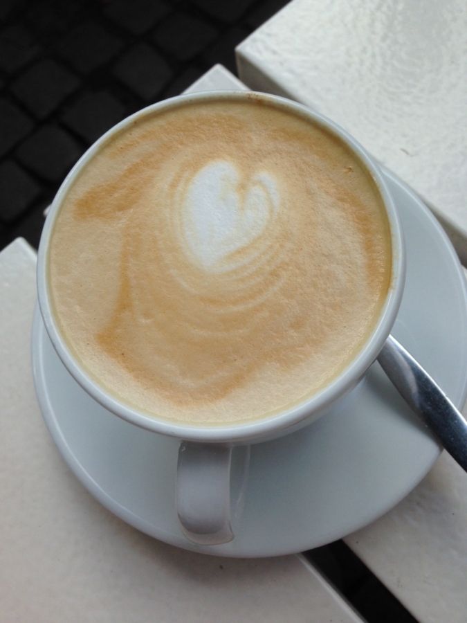 Kaffekopp med hjerte