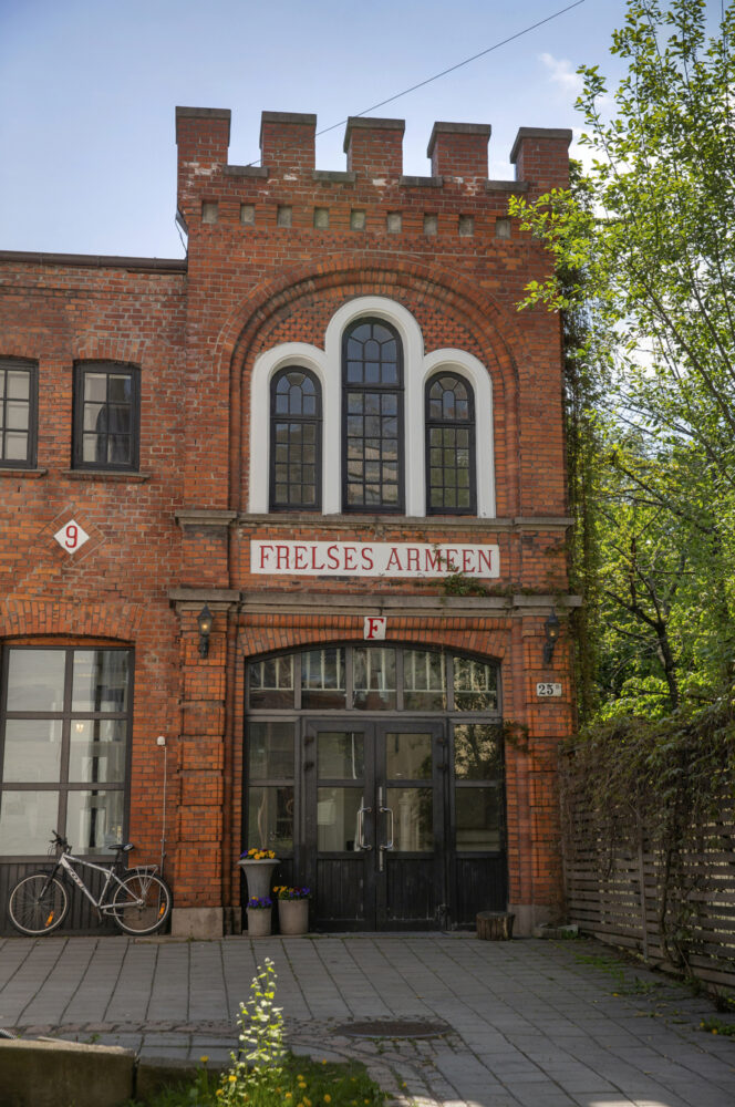 Oslo 3. korps, Frelsesarmeens nærmiljøkirke på Grünerløkka sett utenfra.