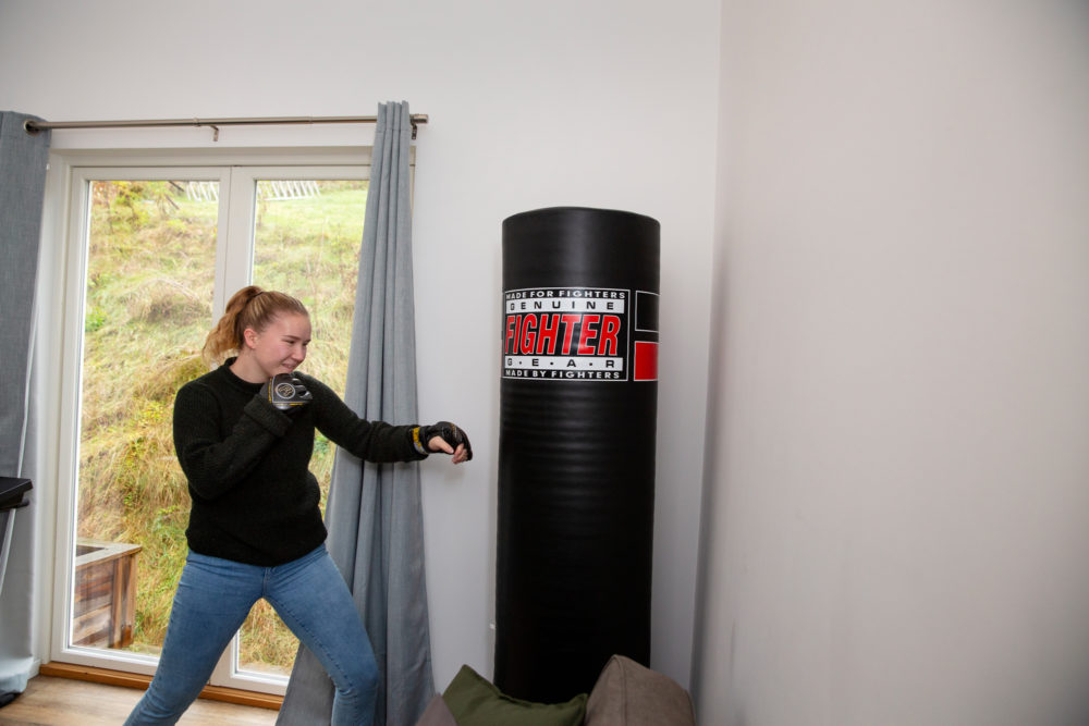 Bilder innendørs i tomannsboligen