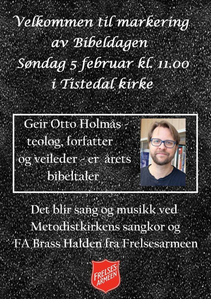 Plakat for gudstjeneste 5. februar 2023