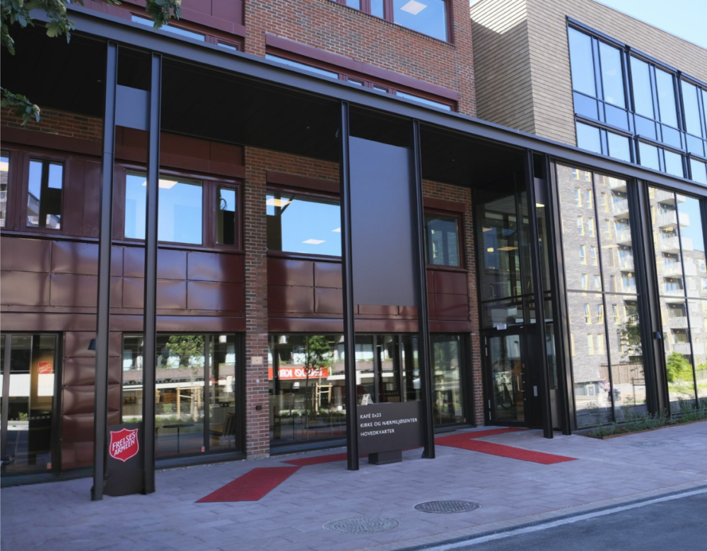 Sentraldivisjonen er samlokalisert med Frelsesarmeens Hovedkontor på Ensjø.